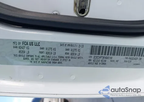 2019 Chrysler 300 300C from USA, damaged, VIN 2C3CCAPT3KH602100